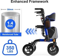 Walkers for Seniors, Rollator Walker with Seat