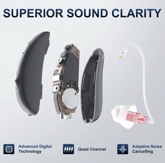 Ceretone Beacon Silver OTC Receiver-In-Canal Hearing Aids – Clear Music & Calls