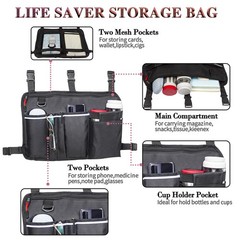 TONINT Large Walker Bag with Water Cup Holder,Walker Extra Large, Large-Size