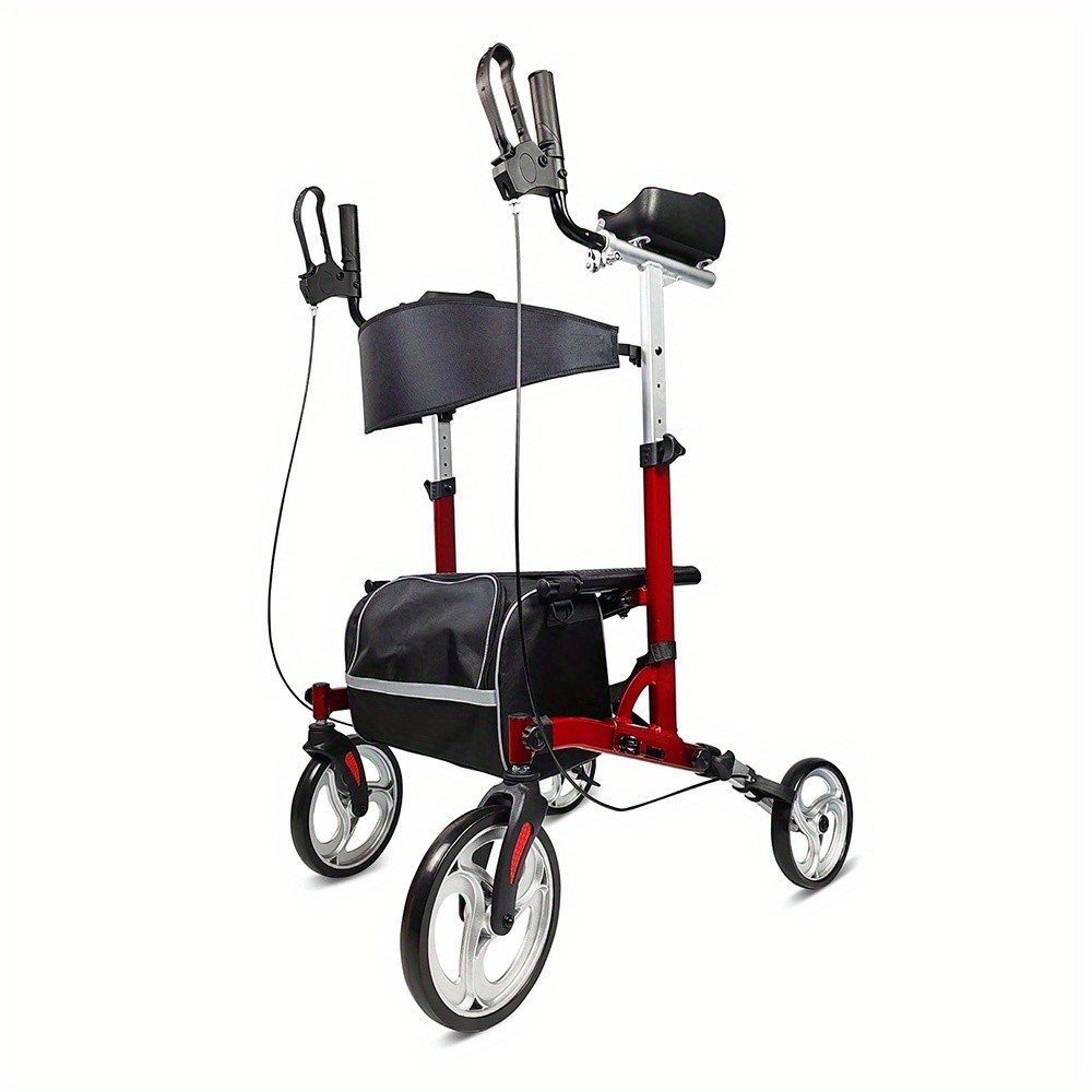 Unlicon Heavy Duty Upright Walker Medical Aluminum Rollator for Seniors