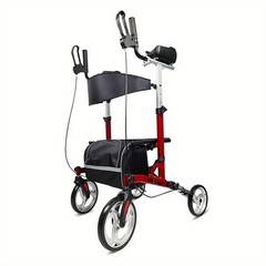 Unlicon Heavy Duty Upright Walker Medical Aluminum Rollator for Seniors