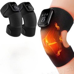 1/2pcs Electric Cordless Heated Knee Vibration Massage Brace Joint Hot Compress