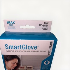 Smart Glove Flexible Wrist Support Splint Fits Right or Left Hand New