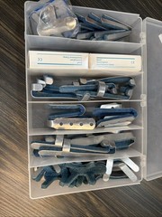 Lot Of Old Finger Braces Read Description Lot Of 30ish As Is Condition**