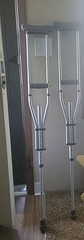 Crutches Aluminum 13 Adjustable Height Slots