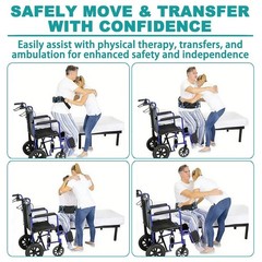 irtme Gait Belts for Seniors Transfer Gate Belts Medical for Elderly & Disabled