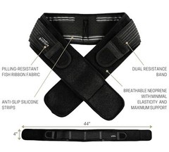 Sacroiliac Hip Belt for Women and Men That Regular (Hip Size 32″- 45″), Black