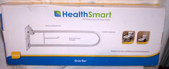 NEW ! HEALTHSMART Wall Mounted Foldaway Grab Bar, Powder Coated Steel 30″