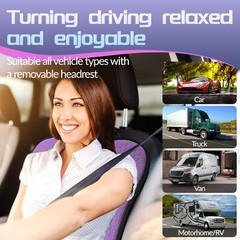 Lumbar Cushion Gel Lumbar Support for Car Auto Universal Seat Back Waist Pillow