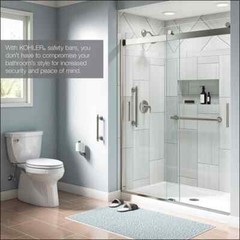 KOHLER Carmichael 16 in. Grab Bar in Brushed Nickel K-R27235-BN / ADA Compliant