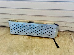 Highland Bi-Fold Aluminum Multi-Fold Ramp Silver Anti-Slip Carry Handle