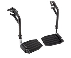 Invacare Wheelchair Adjustable Swing-Away Footrest Legrest Flip-Up Footplate NEW