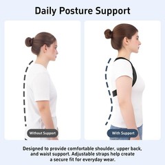 Zrughno Posture Corrector for Women and Men Back Brace XX-Large/XXX-Large