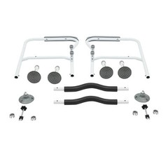 Adjustable Toilet Safety Rail Floor-Standing Grab Bar for Elderly Handicap