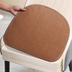 Cool Rattan Woven Chair Cushion Summer Breathable Non-Slip Ice Mat Seat Pad Comf