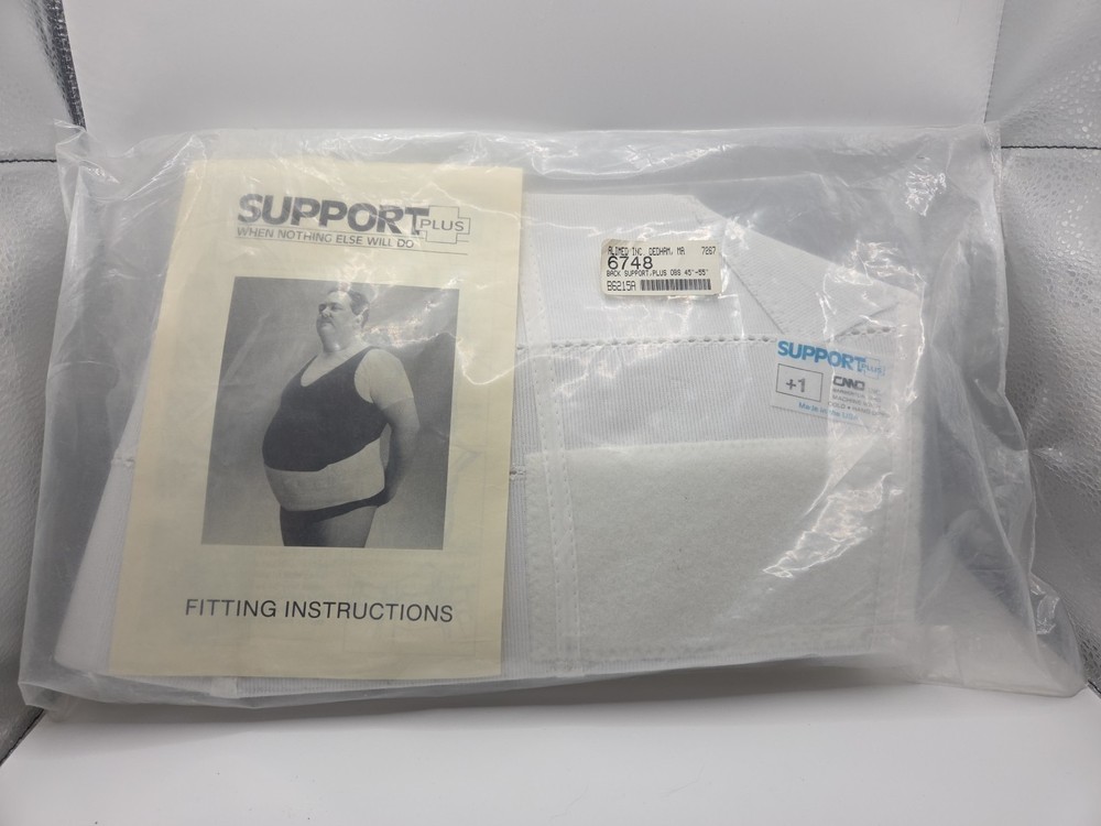 Back Support Brace with Moldable Insert – Bariatric