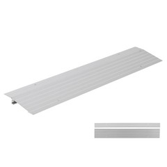 ✨1″/2″/3″/4″/5″ Threshold Ramp 700lbs Wheelchair Ramp Aluminum Non-Slip Ramp Ste