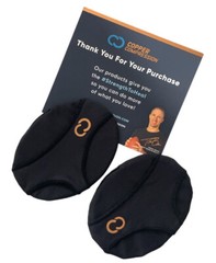 Copper Compression Metatarsal Pads Max Copper Extra Padding for Comfort, L/XL