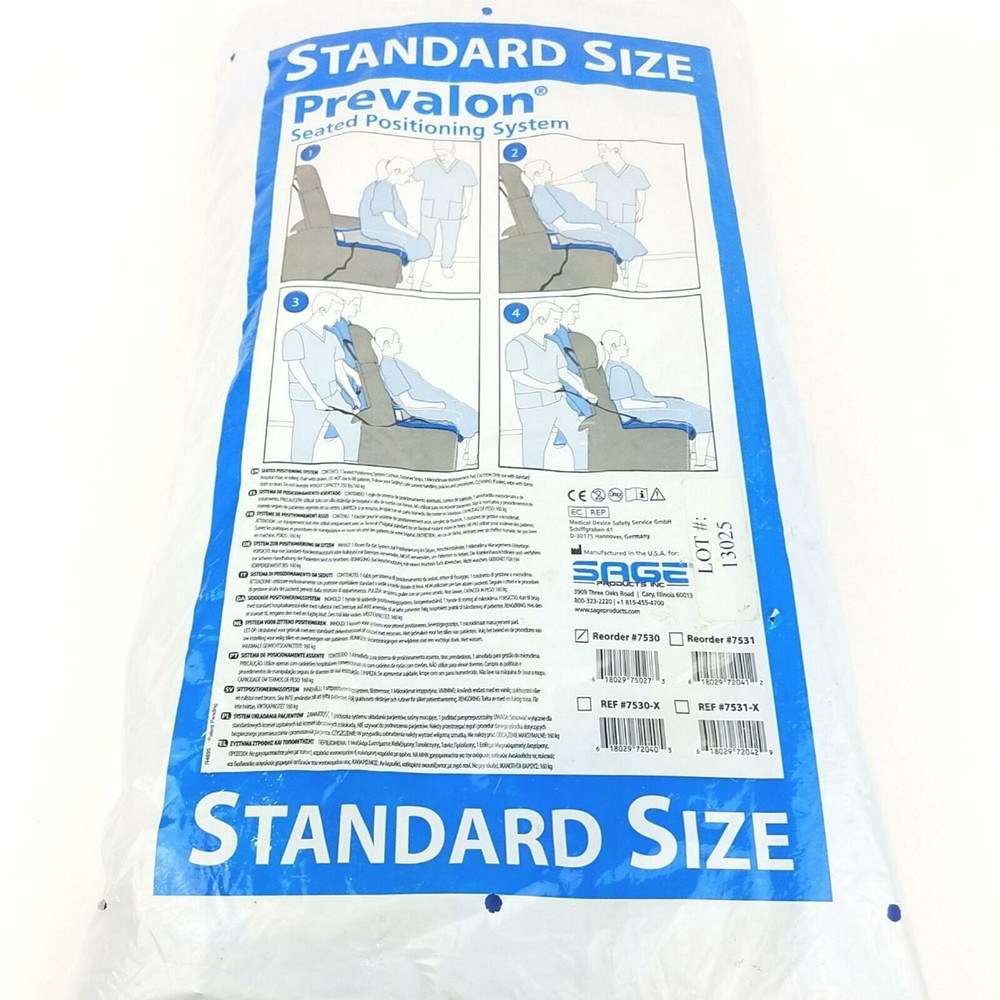 Prevalon Seated Positioning System – Sage Product 7530 Standard Size