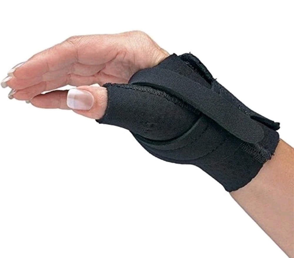 Comfort Cool Left Hand Size Medium+ Black Thumb CMC Restriction Splint New