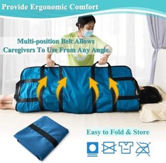 Almohadilla de posicionamiento para cama con asas reforzadas color Azul US NEW