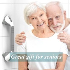 17in Suction Shower Grab Bar with Indicators, Balance Assist Steady Handle