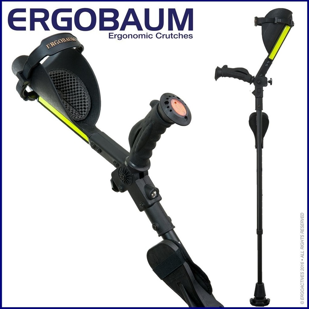 (1) Ergobaum 7G Forearm Crutch New – One Only Crutch Ergoactives