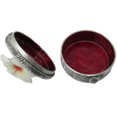 Pill & Trinket Box , Plumeria