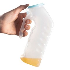 Urinals for Men with Translucent Lid – 32 Oz. Bottle – 2 Pack-Male Urinal Bot…