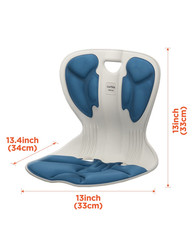 Ergonomic Chair Back Support, Small and Flexible Posture Corrector for Child an