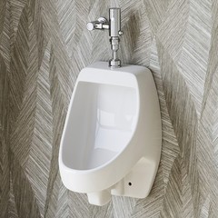 Universal Washout Top Spud Urinal with Siphon Jet Flush Action 1.0 GPF, White