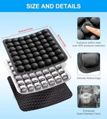 Sondur Travel Cushion, Inflatable Airplane Seat Cushion for Long Flights, 3D …