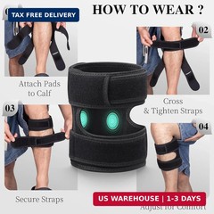 Oyakin Sciatica Pain Relief Devices Brace, Sciatic Nerve Knee Brace with Dual Ad