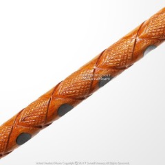 36“ Handcrafted Lady Bug Etched Design Eucalyptus Wooden Stick Walking Cane