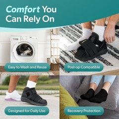 Walking Boot Sock Liners – (1 Pair) Replacement Medical Tube Socks for Under …