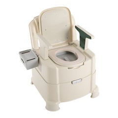 Floor Standing Bedside Commode Portable Toilet w/ Sensor Light 200kg/440.92lbs