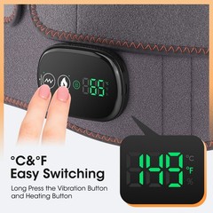 Dual Infrared Light Heating Massage Waist Belt Red Light Heating Waist Massager
