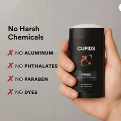 Cupids Hypnosis Deodorant For Men Aluminum-Free Natural Pheromone-Infused
