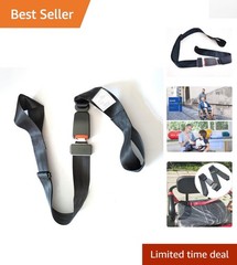 Easy-to-Use Wheelchair Seat Belt – Adjustable with Quick-Release Buckle 47.3 in