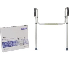 McKesson Gray Aluminum Toilet Safety Rail up to 300 lbs