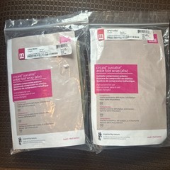 Medi Circaid Juxtafit Ankle Foot Wrap (afw) Medium Beige CFW1S002 NIP Lot Of 2