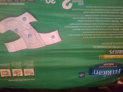 FitRight Stretch Ultra Adult Briefs, Incontinence Diapers with Tabs, Size 2
