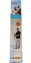 Stander Security Pole Tension Mounted Adjustable Portable White 1150-W NEW