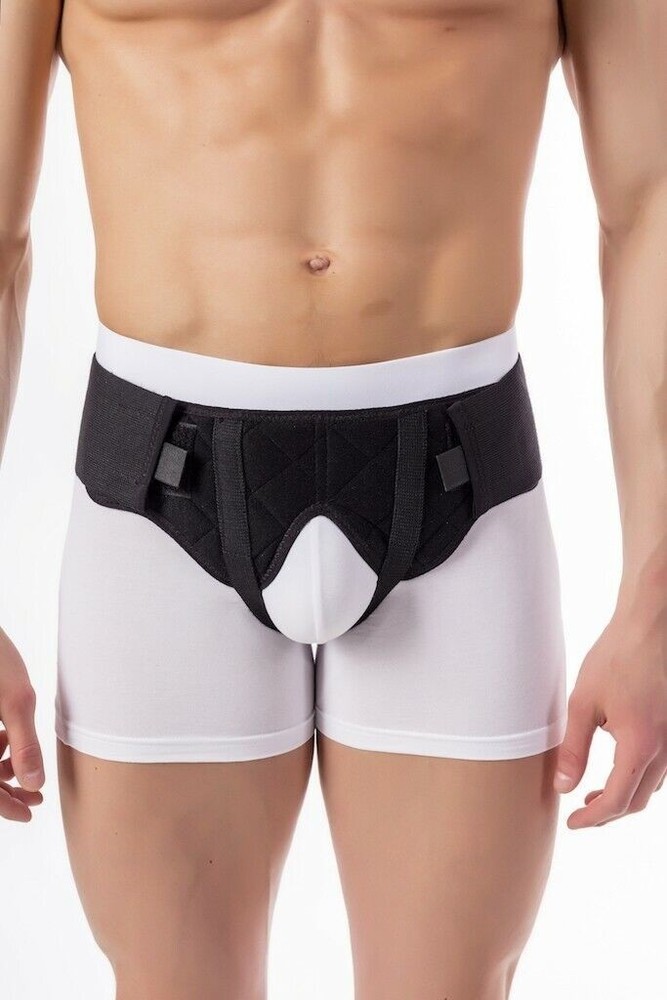 Men Inguinal Hernia Support Belt Double Groin Hernia Pain Relief Truss Brace