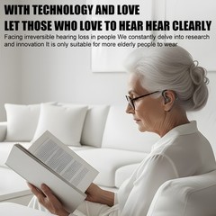 Rechargeable Digital Hearing Aids Invisible ITE Mini Sound Voice Amplifier USA