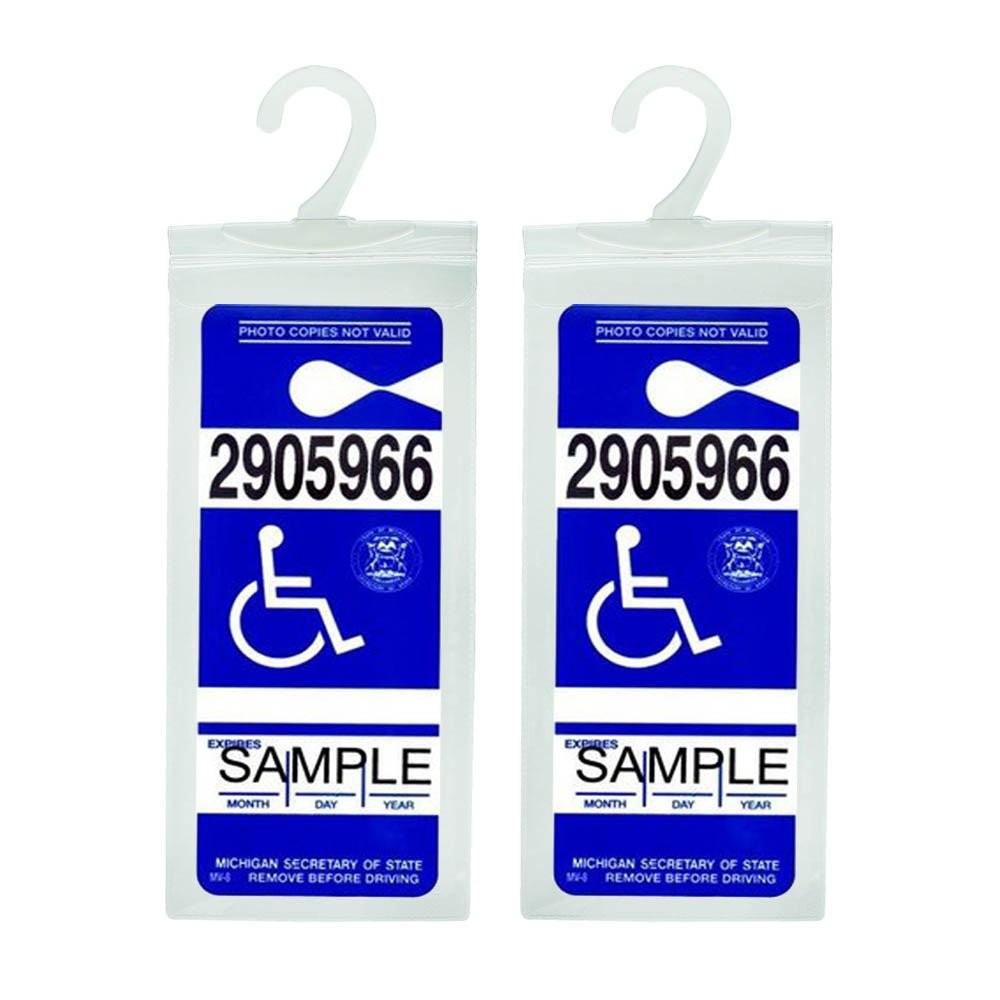 Handicap Placard Holder Ultra Transparent Disabled Parking Permit Placard Pr…