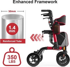 Walkers for Seniors, Rollator Walker with Seat