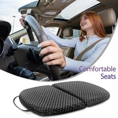 Foldable Gel Seat Cushion for Travel, Portable Chair Cushion of Airy Cooling …