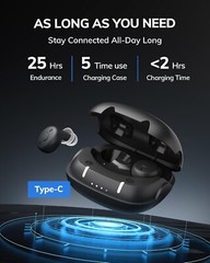 Pair Rechargeable Digital Invisible Hearing Aids Sound Voice Amplifier Mini ITE