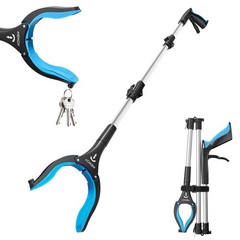 Kekoy 36inch Grabber Reacher Tool for Seniors, 36 Inch of 1 Pack, Blue